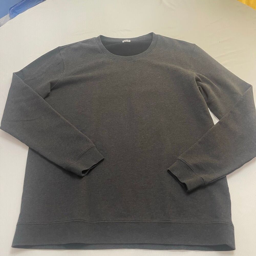 Son Of A Tailor Dark Grey Sweatshirt Size L/XL See Measurements